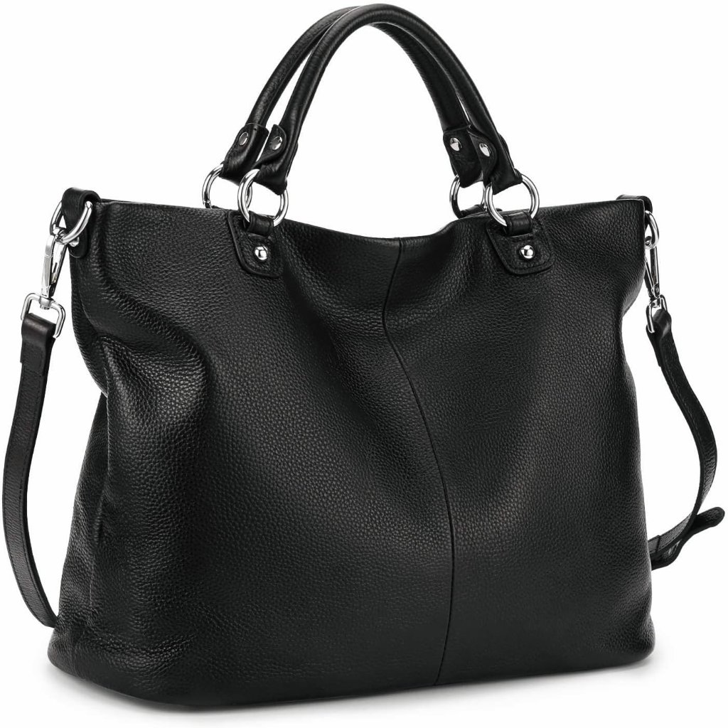 Women's Soft Leather Tote Bag, Top Satchel Purses And Handbags
